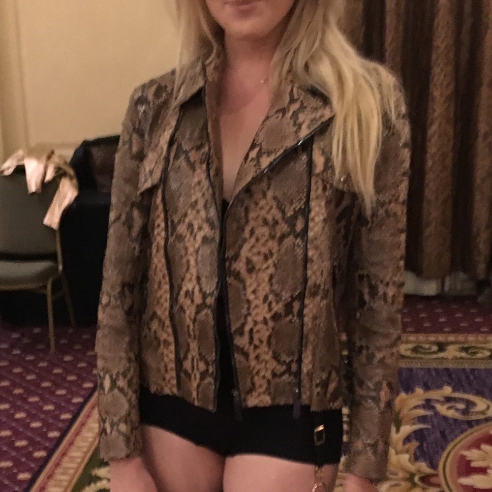 Python jacket 100% real new